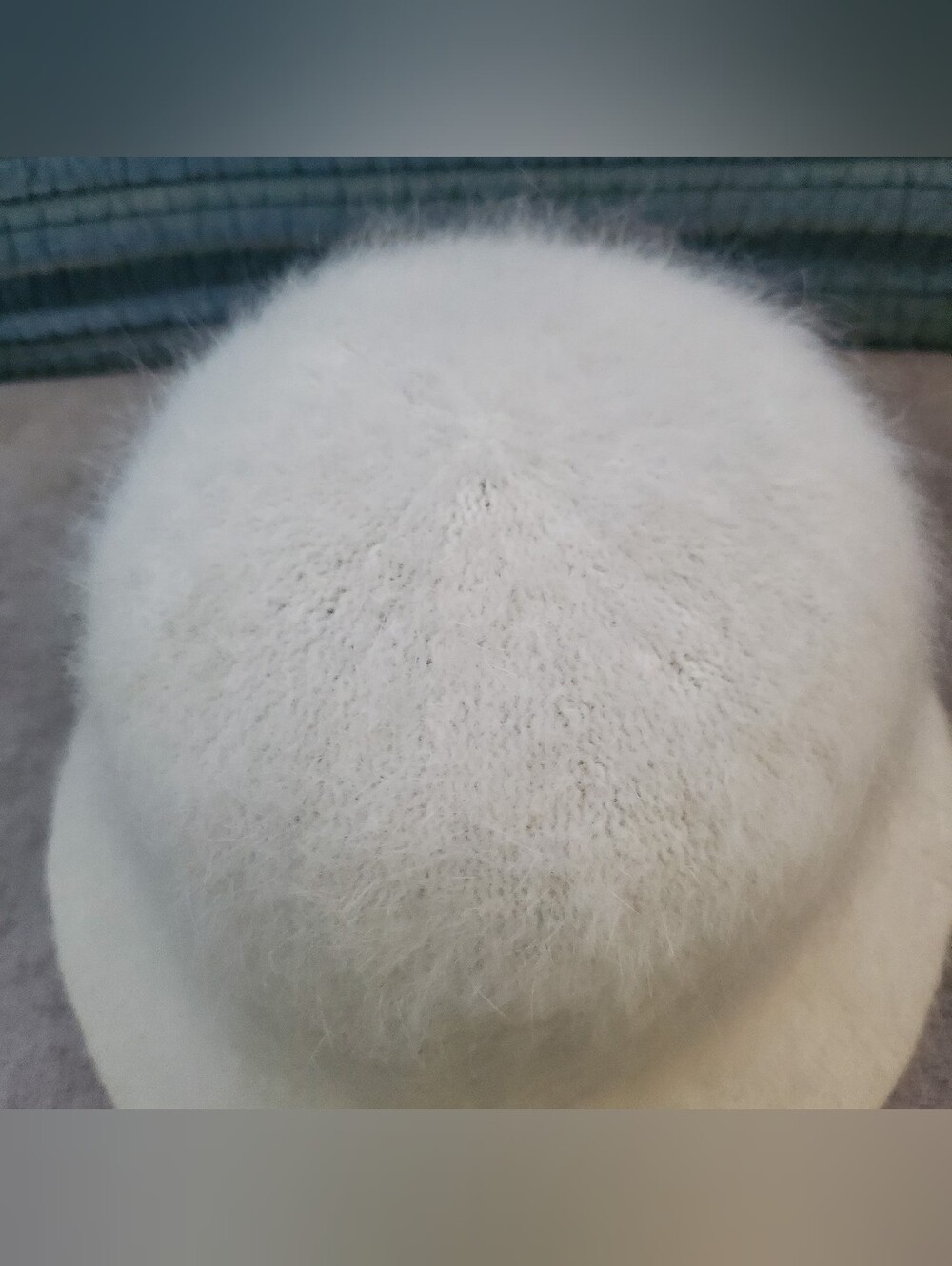Angora Rabbit Hair Bucket Hat - Picture 2 of 9